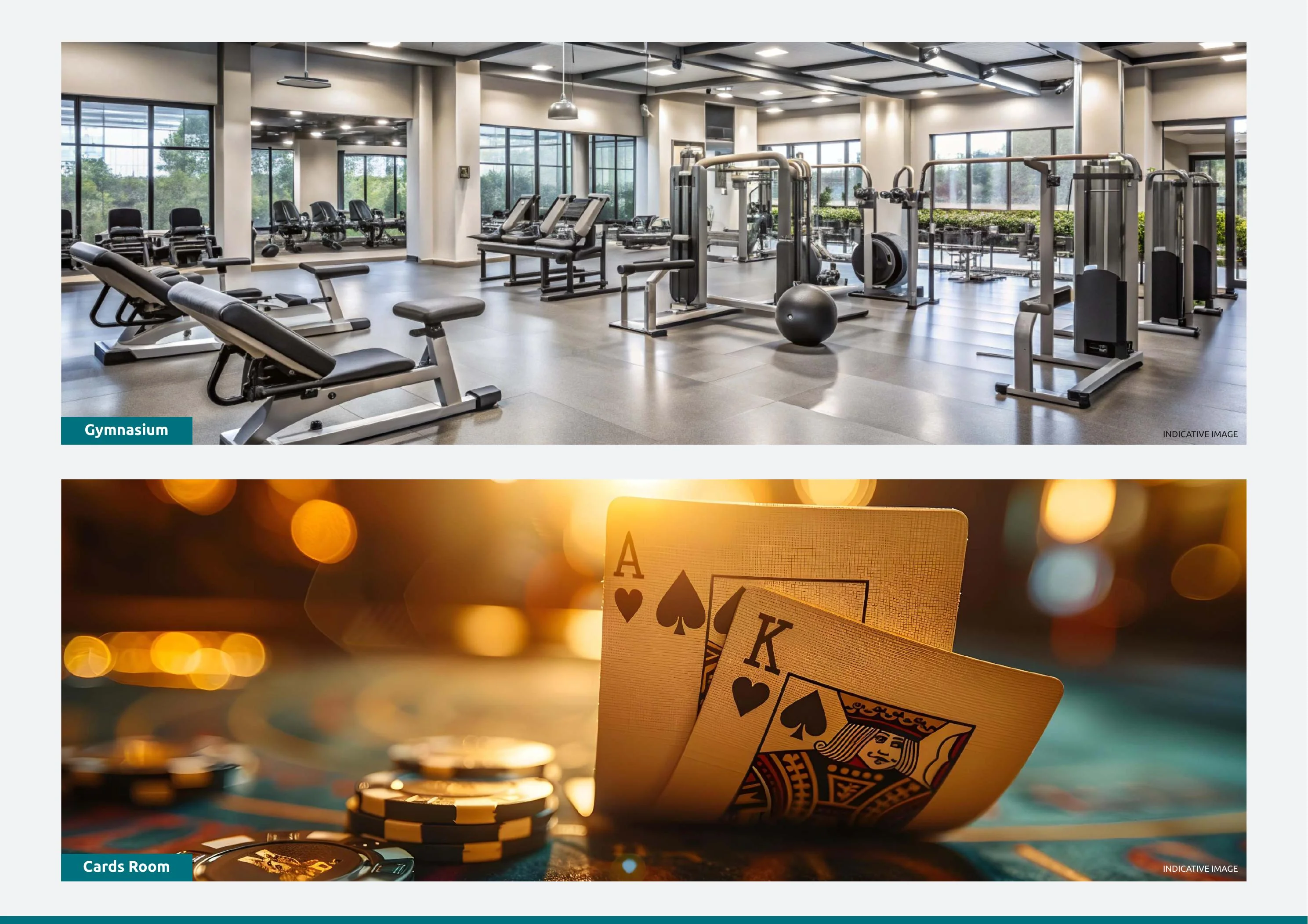 Gymnasium and Cards Room — Omaxe Eternity 2 Club House