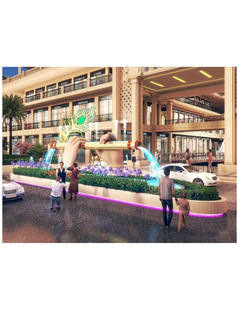 BeTogether Courtyard — entrance fountain (artistic impression)