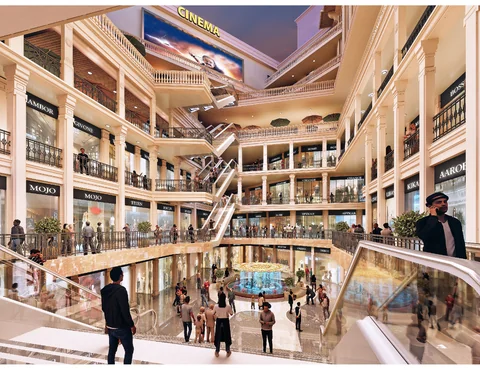 BeTogether Courtyard — mall atrium (artistic impression)