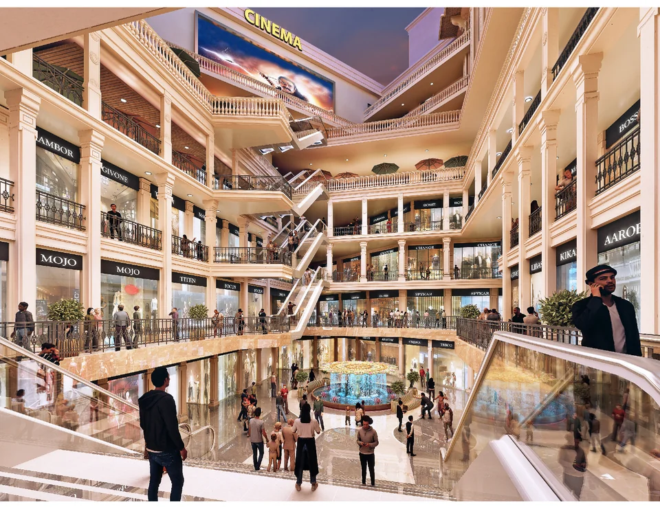 BeTogether Courtyard mall atrium (artistic impression)