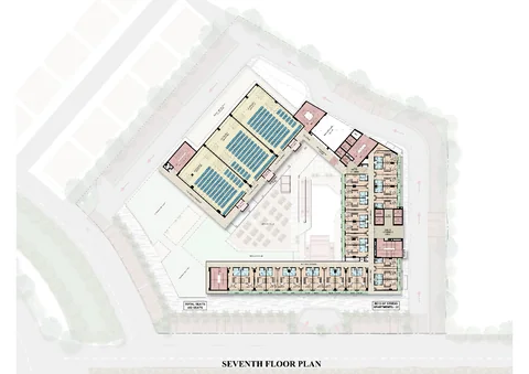 BeTogether Courtyard — studio floor plan (artistic impression)