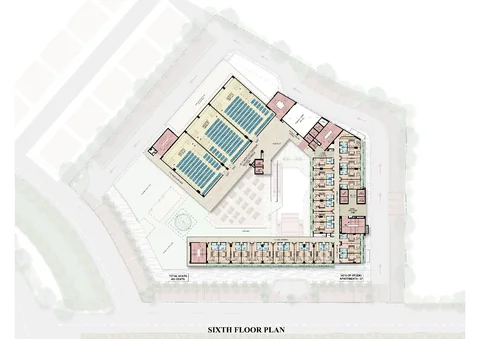 BeTogether Courtyard — studio floor plan (artistic impression)