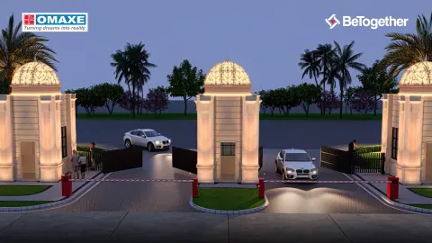 Omaxe Eternity 2 — entrance gate at night (artistic impression)